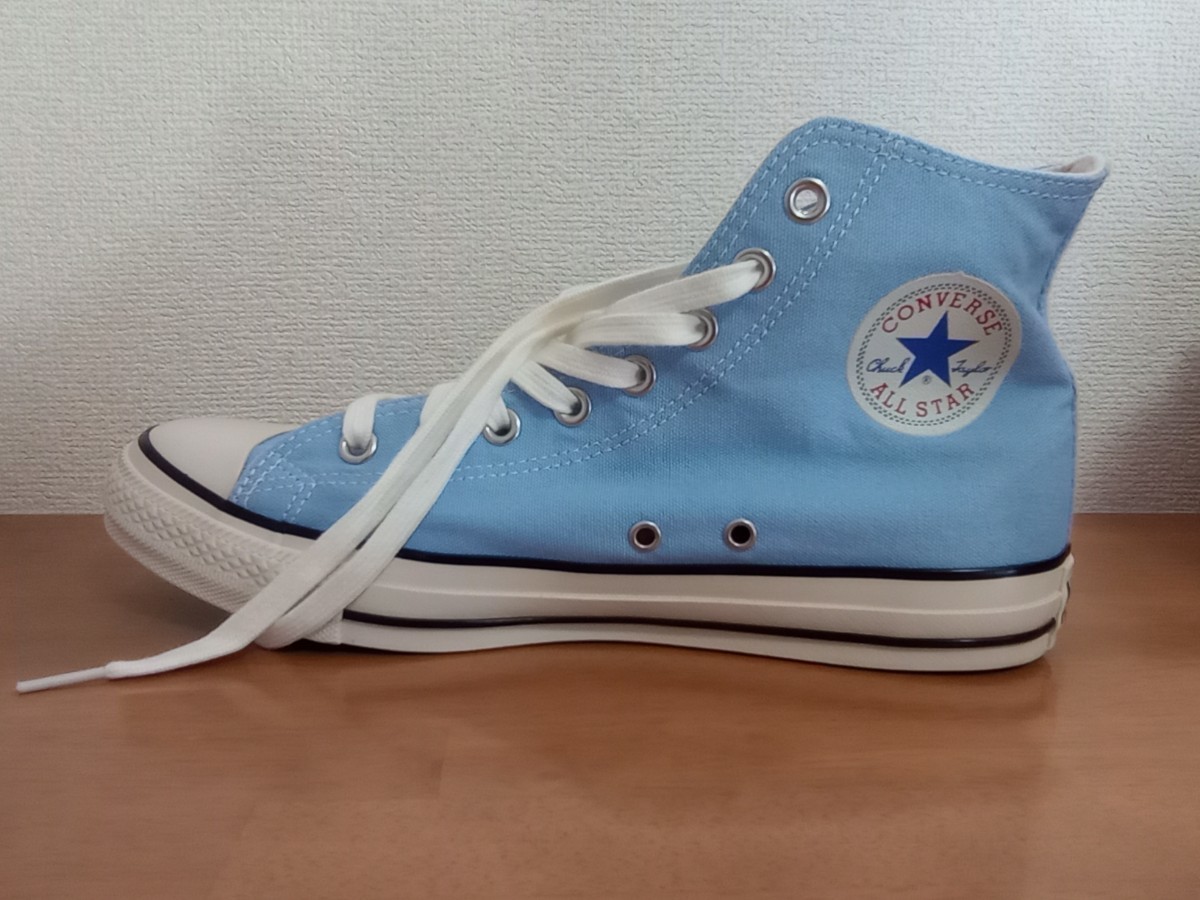 未使用【CONVERSE ALLSTAR US COLOR HI】コンバース オールスター USカラー HI ブルー 水色 US9（27.5cm）_画像4