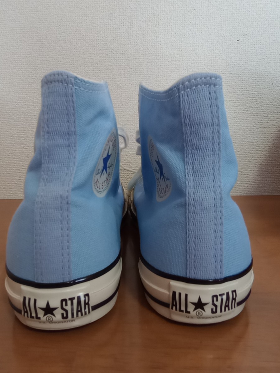 未使用【CONVERSE ALLSTAR US COLOR HI】コンバース オールスター USカラー HI ブルー 水色 US9（27.5cm）_画像3