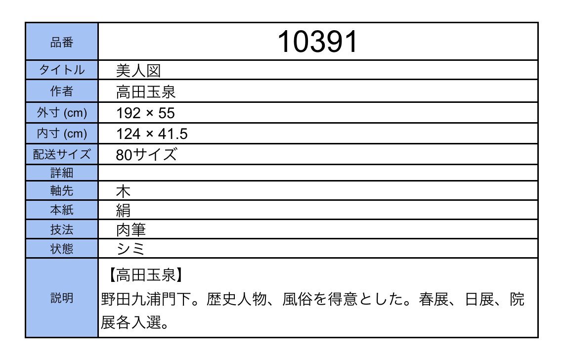 【模写】吉】10391 高田玉泉 美人図 野田九浦師事 大和絵 風俗画 茶掛け 茶道具 掛軸 掛け軸 骨董品_画像9