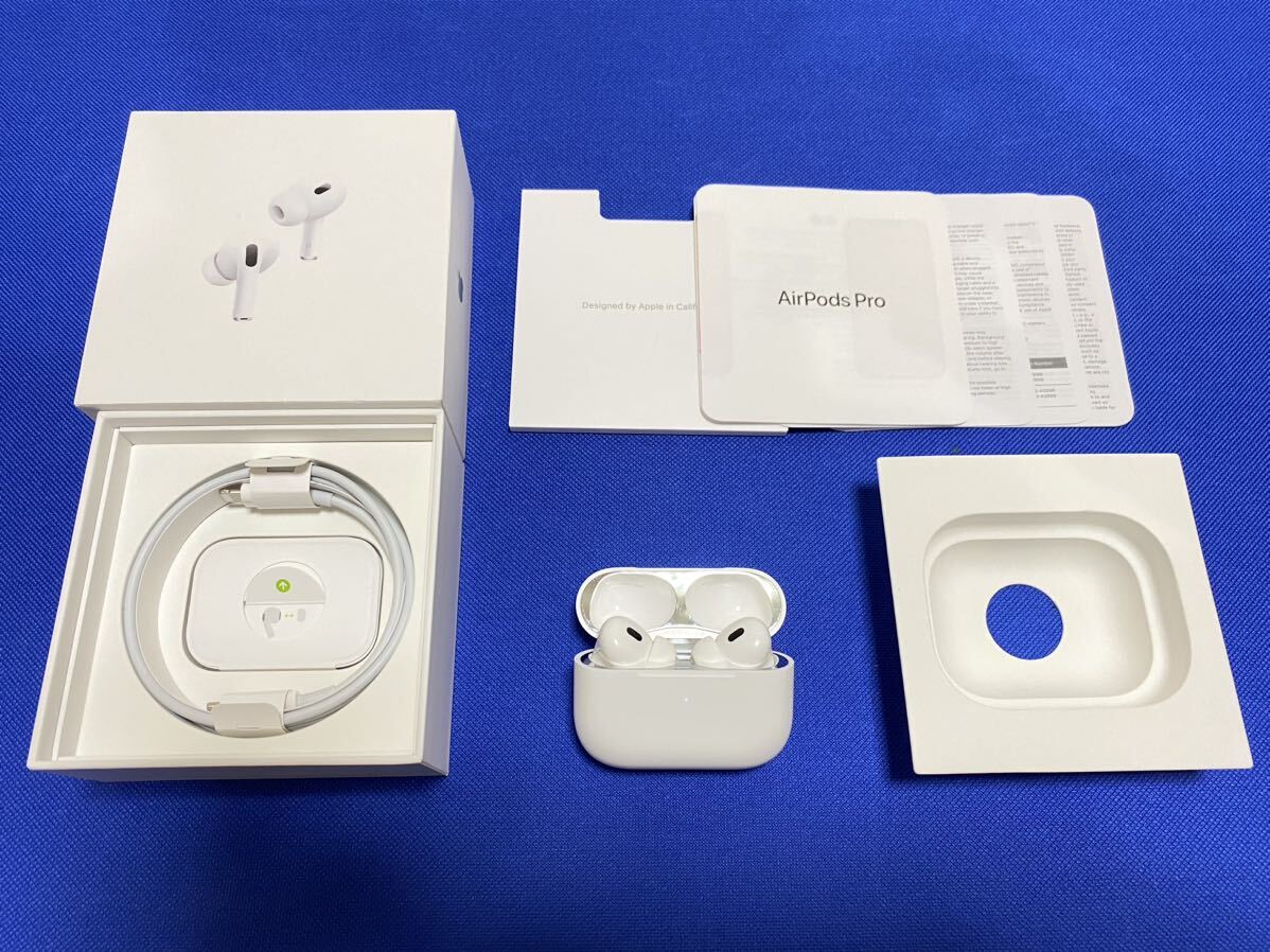 Apple AirPods Pro 第2世代 MQD83J/A エアポッズプロ ワイヤレスイヤホン A2698 A2699 A2700 動作確認済