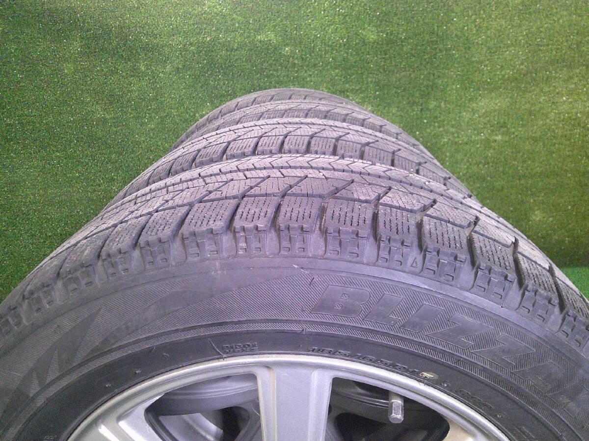 コンパクトカーに!! PRD 15ｘ5.5J PCD100 BS VRX 185/65R15 冬タイヤ 売切!!の画像8