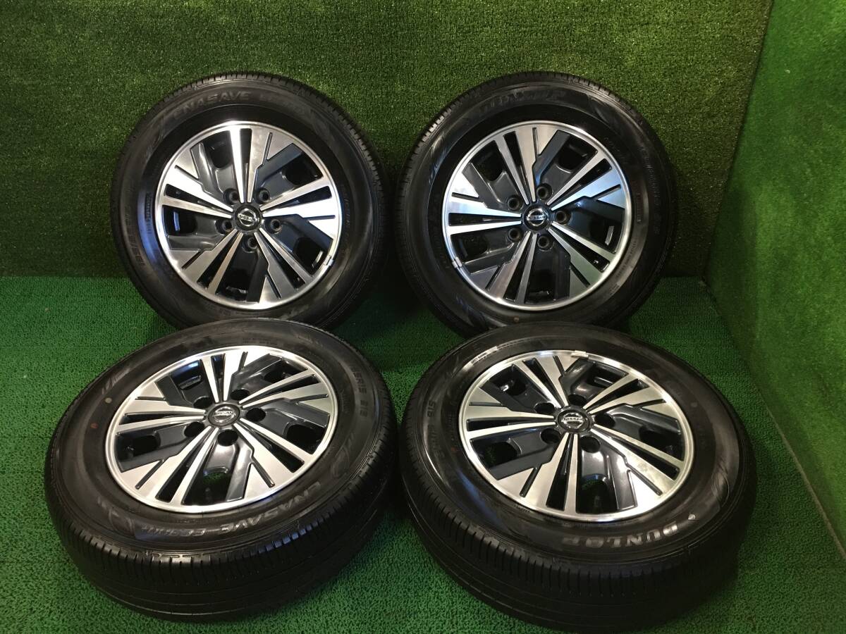 日産純正!! セレナ!! 15インチ AW 5H 114.3 タイヤ付 195/65R15 EC300+ 売切!!_FN0321-1