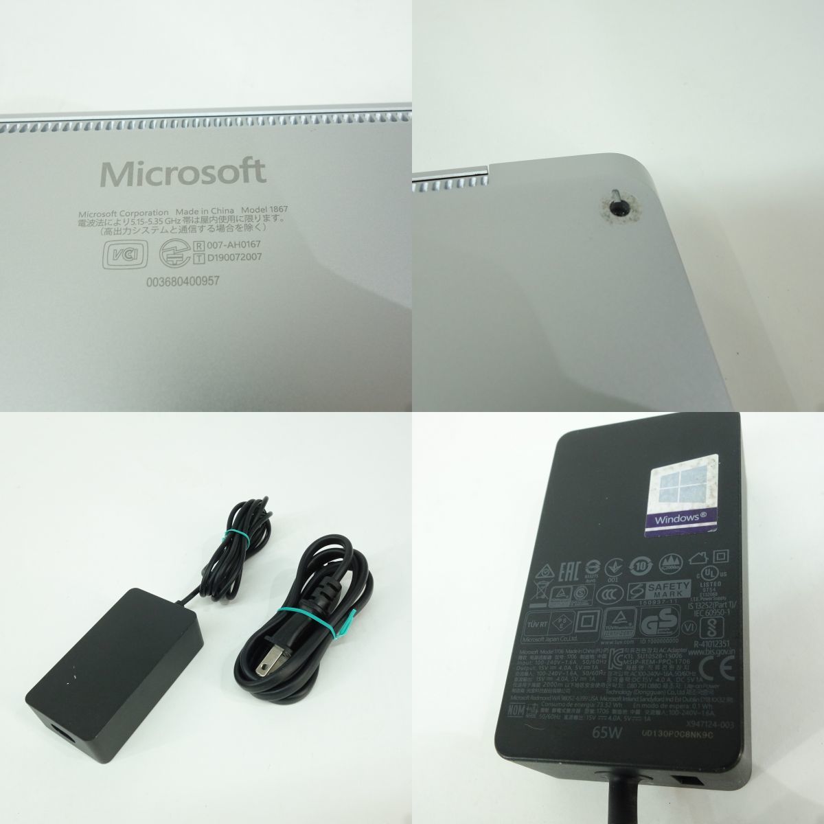 099s MicroSoft/マイクロソフト Surface Laptop3 プラチナ VGY-00018 13.5型/i5/8GB/128GB ノートパソコン ※中古_画像8