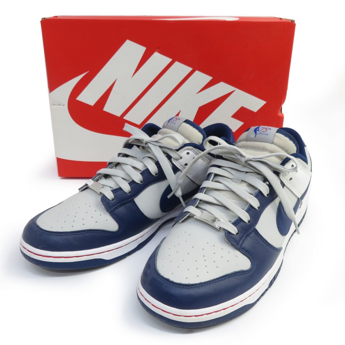 153s NIKE ナイキ DUNK LOW RETRO EMB ダンク ロー レトロ エンベデット DD3363-001 US12 30cm 箱有 ※中古_画像1