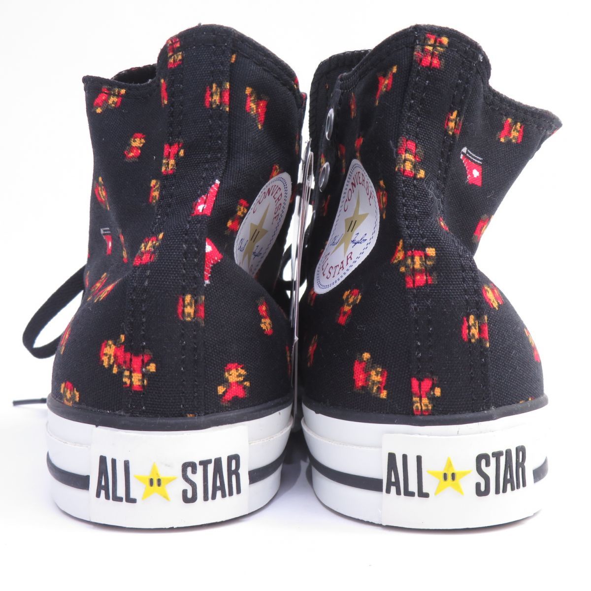 154s【未使用】CONVERSE コンバース ALLSTAR オールスター SUPER MARIO BROS. PS HI スーパーマリオコラボ 1C342 US7.5 26cm 箱有_画像5