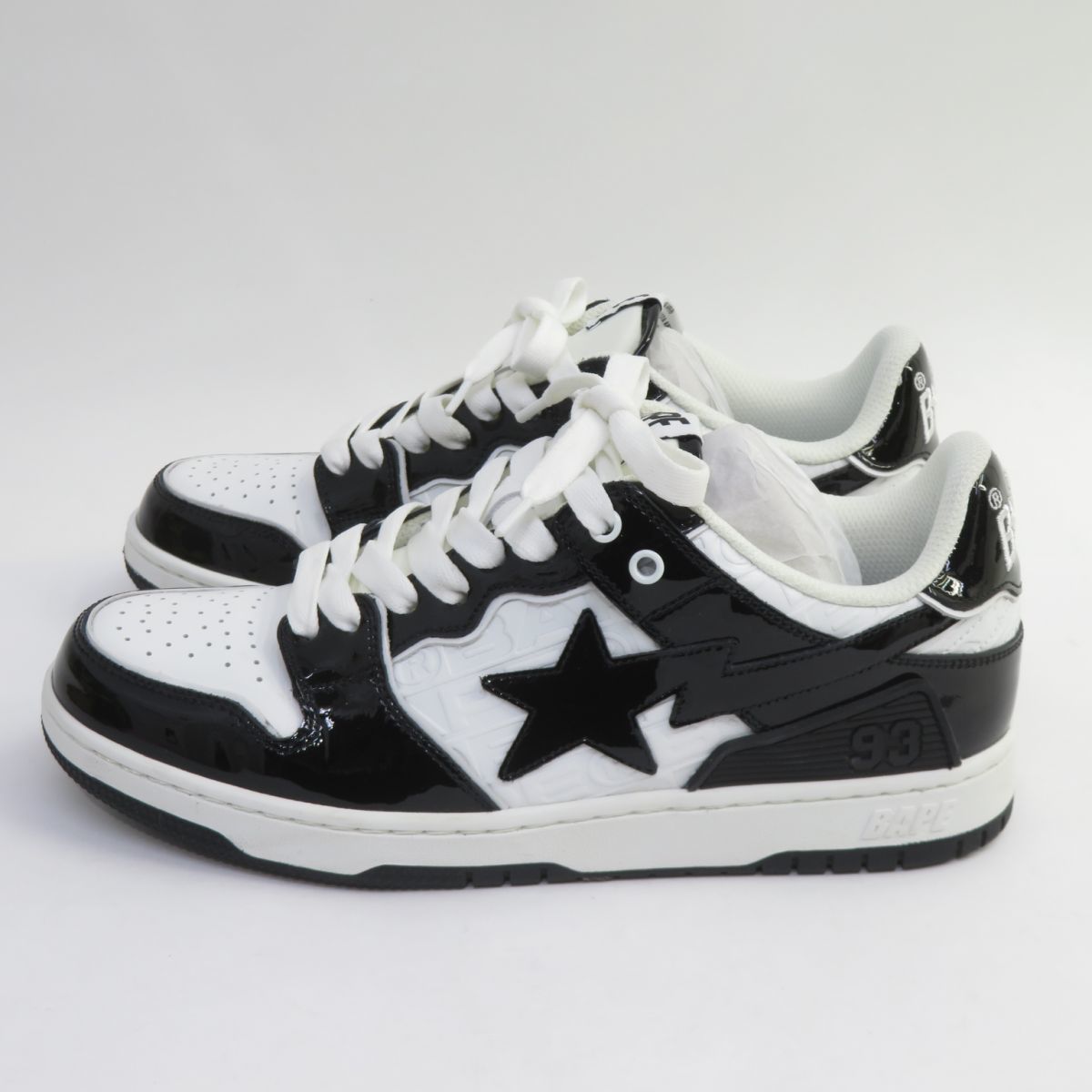 154s A BATHING APE A Bathing Ape low cut спортивные туфли US9 27cm коробка иметь * б/у прекрасный товар 