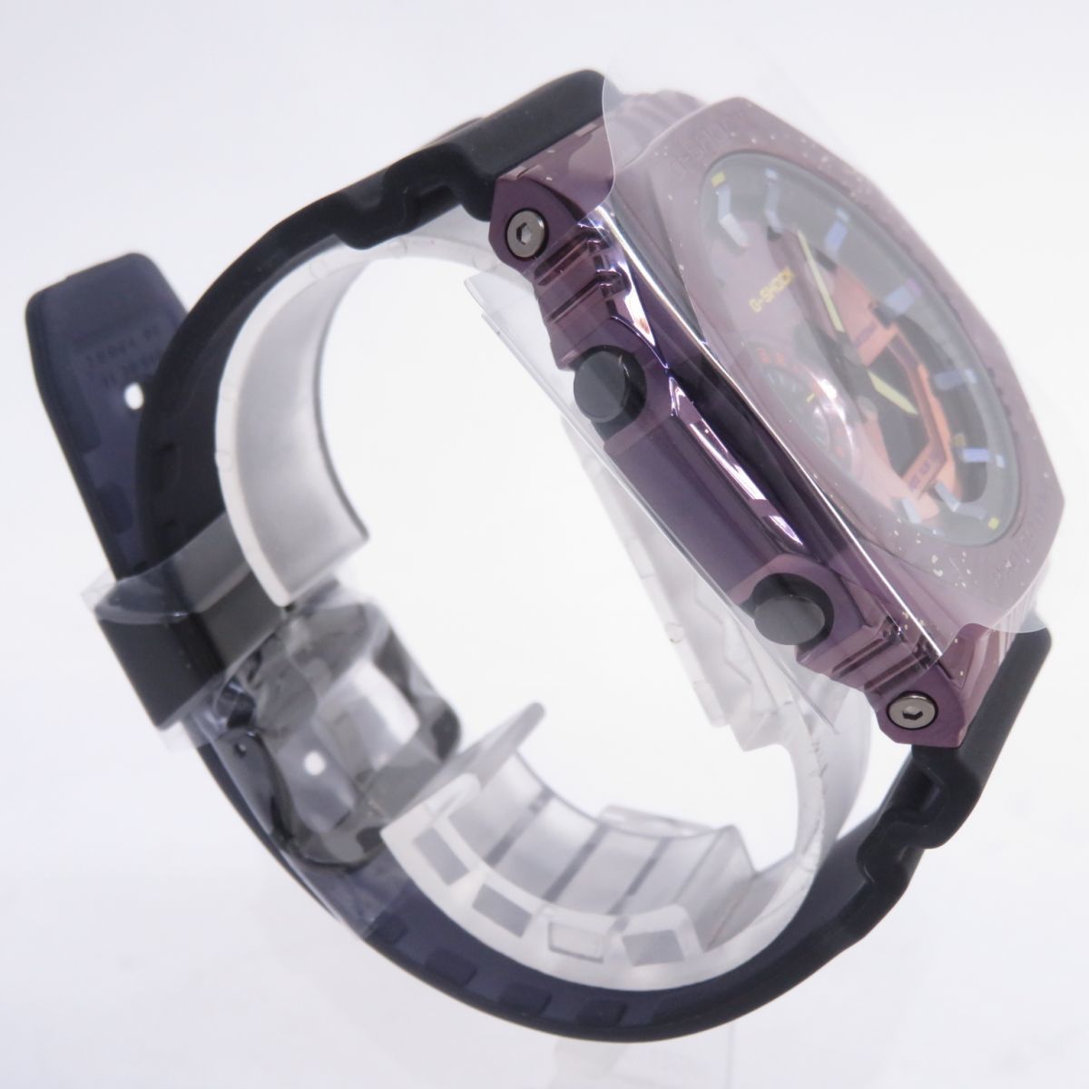 160s【未使用】CASIO カシオ G-SHOCK MILKYWAY GALAXY GM-2100MWG-1AJR メタルカバードシリーズ 天の川 クオーツ 腕時計_画像2