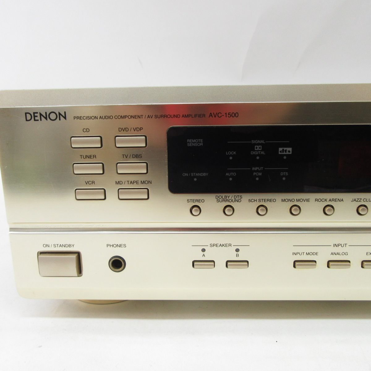100 DENON/デノン 5.1ch AVサラウンドアンプ AVC-1500 オーディオ機器 ※中古現状品_画像3
