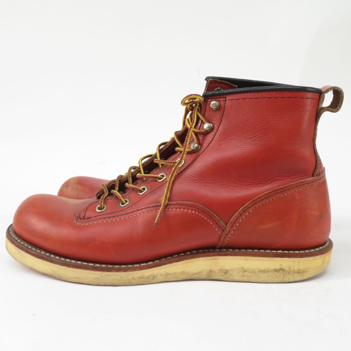 156 REDWING レッドウィング 2907 ラインマン ワークブーツ US8.5D 26.5cm 箱無し ※中古_画像3