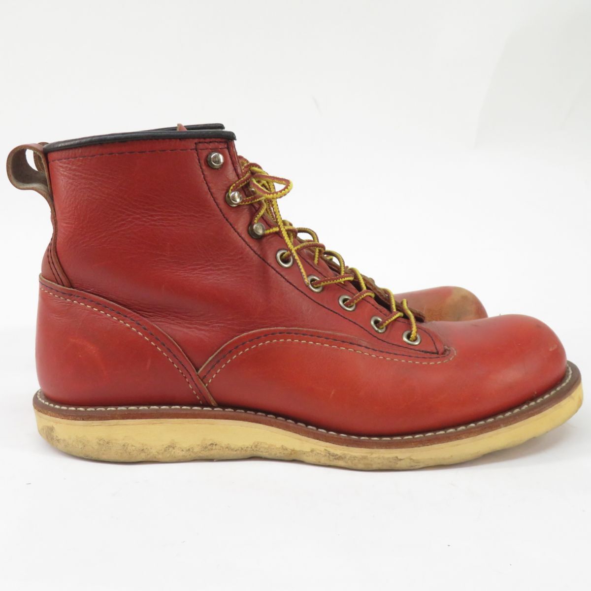 156 REDWING レッドウィング 2907 ラインマン ワークブーツ US8.5D 26.5cm 箱無し ※中古の画像5