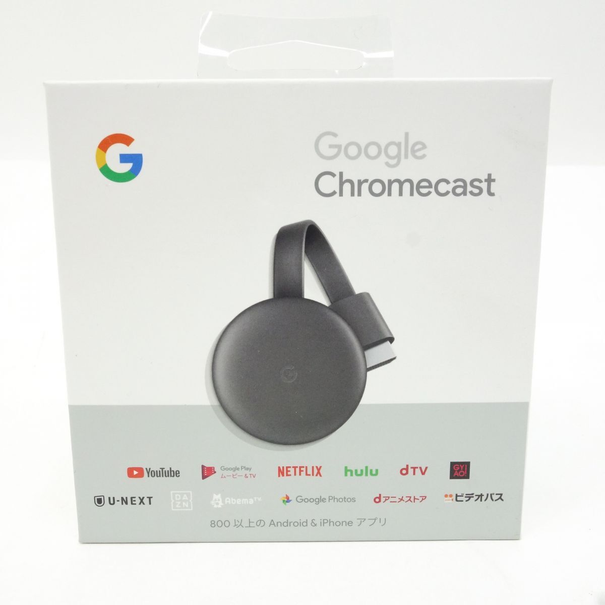 106 Google グーグル Chromecast クロームキャスト チャコール ※中古