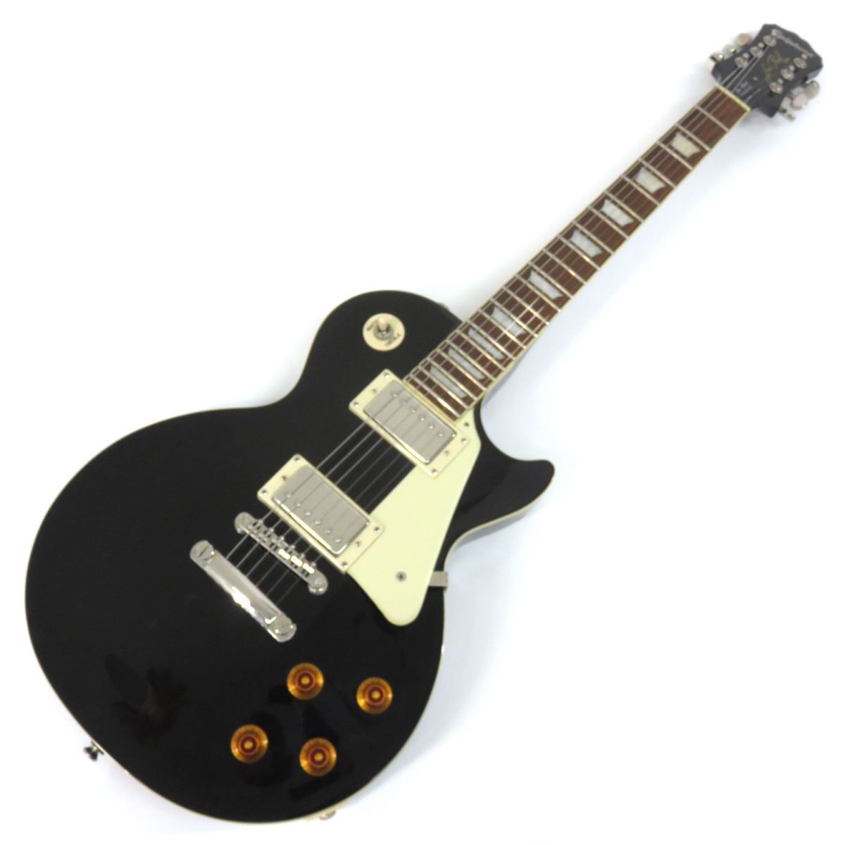 092S ☆ Epiphone Epiphone Les Paul Standard Ebony Les Paul Стандартная электрогитара * Используется