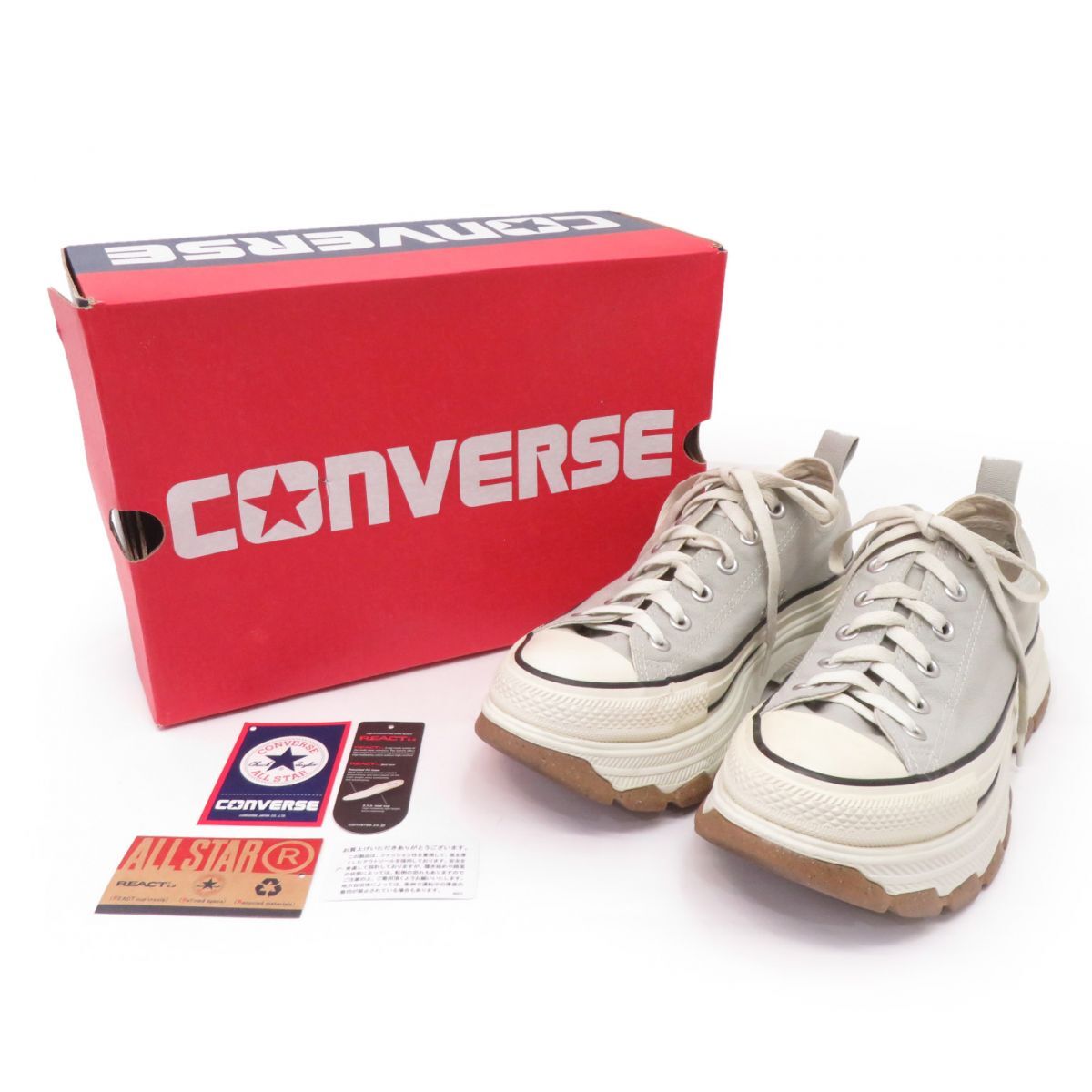 154s CONVERSE コンバース ALL STAR TREKWAVE OX オールスター トレックウェーブ 1SD413 US7.5 26cm 箱有 ※中古_画像1