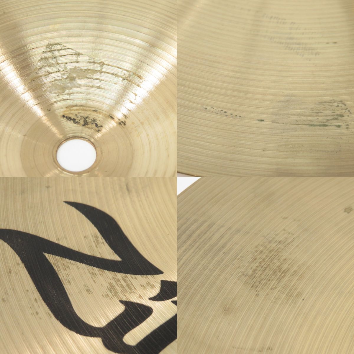 095 K.Zildjian ジルジャン Custom Session Crash クラッシュ シンバル 16" 本体のみ ※現状品_画像8