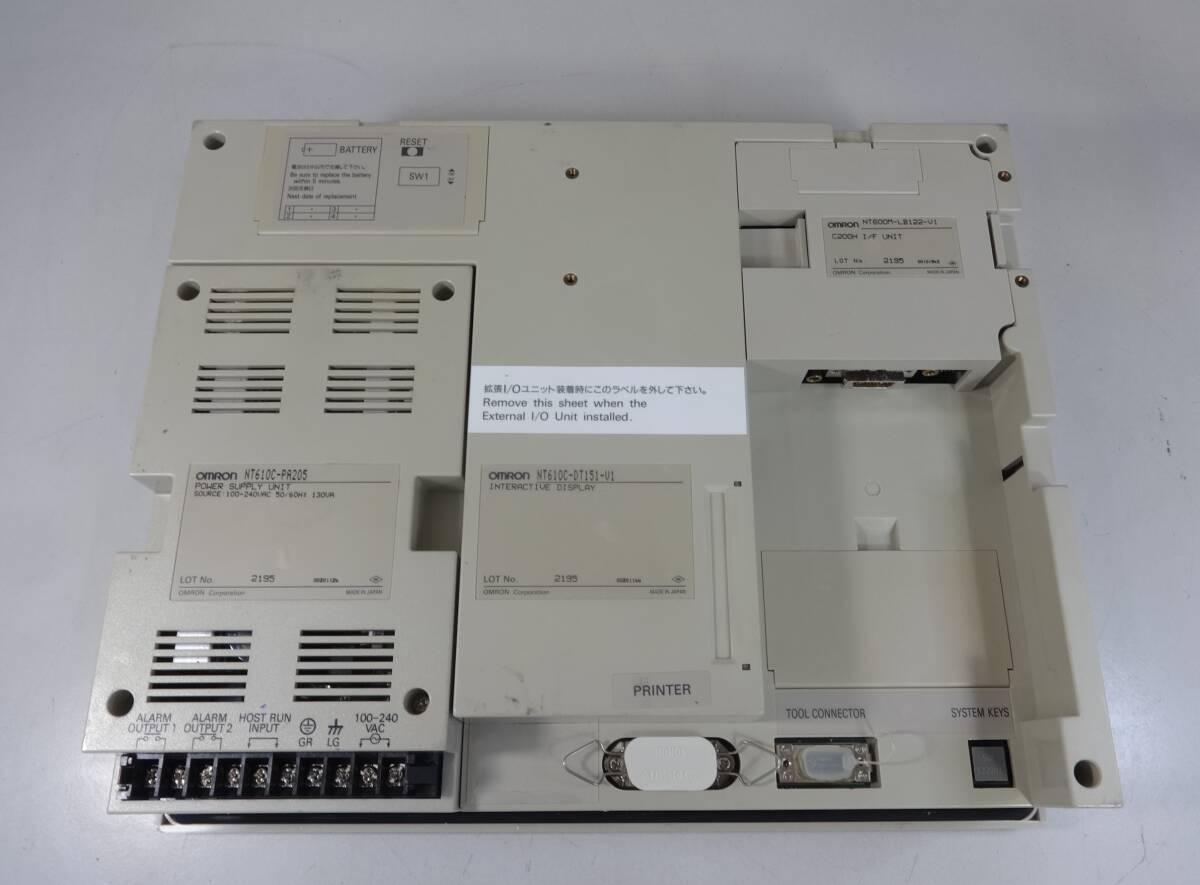 OMRON 表示器 NT610C-DT151 (ジャング品）管理番号：RH-1230_画像2