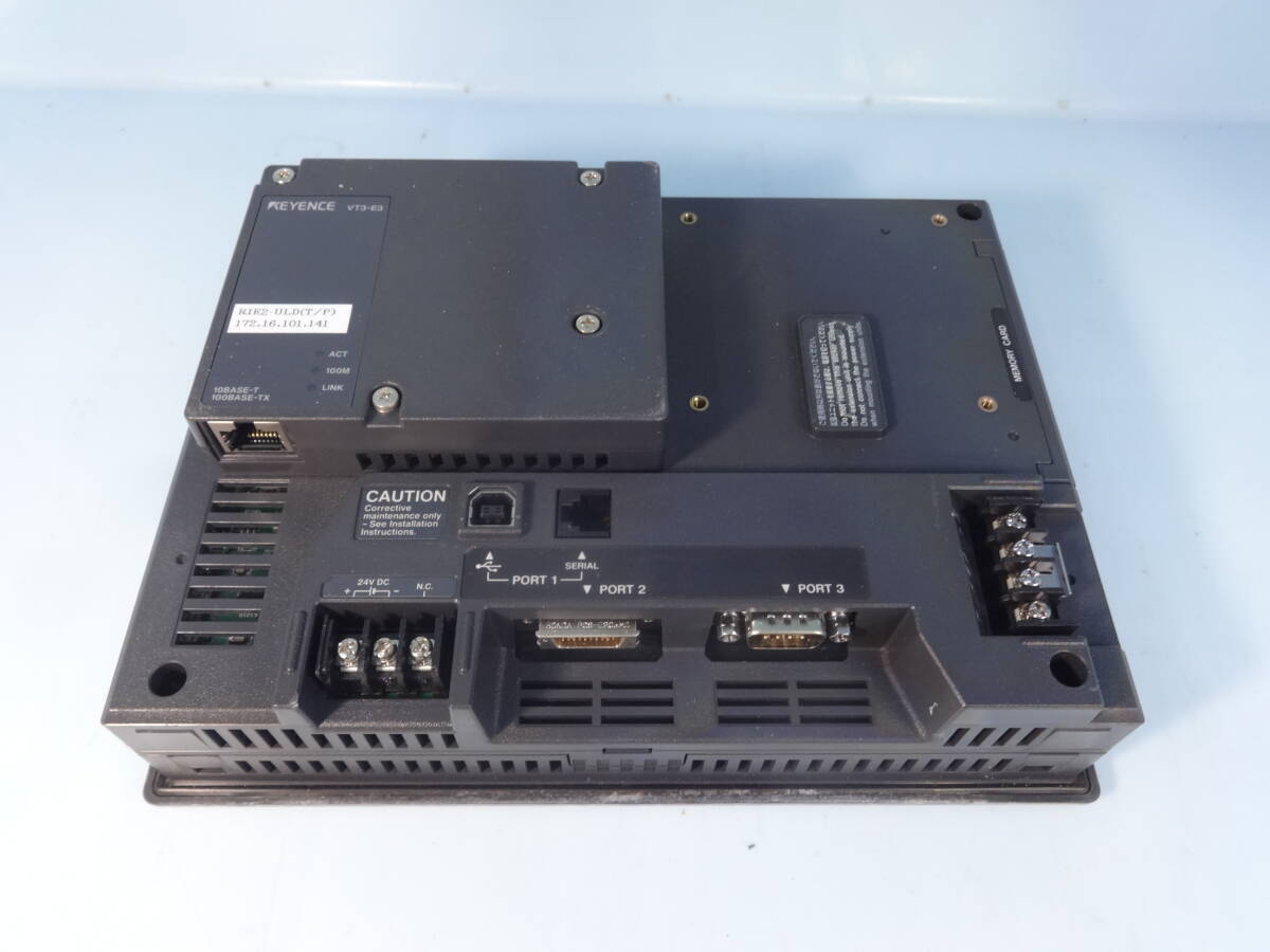 KEYENCE VT3-V8 , VT3-E3 8型 VGA TFTカラー タッチパネル 管理 KEYENCE VT3-V8 , VT3-E3 8型 VGA TFTカラー タッチパネル 管理