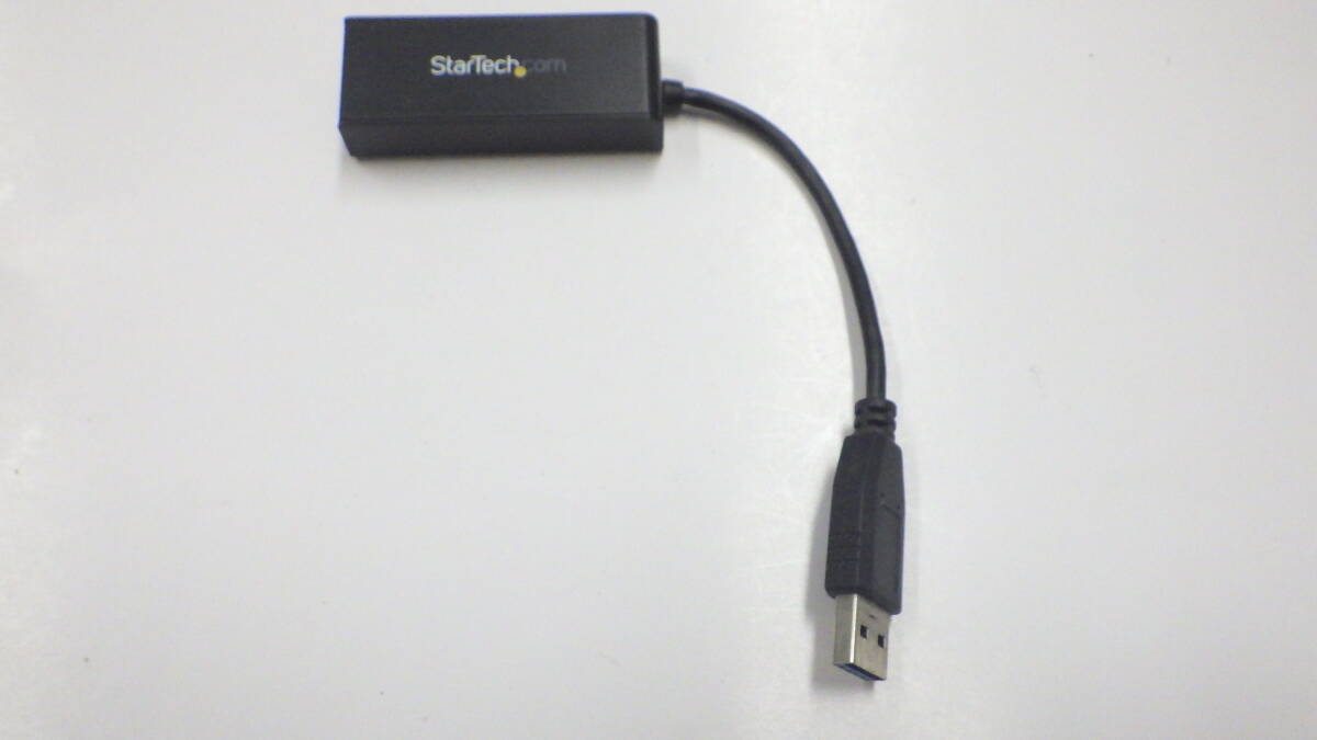 新入荷　StarTech　USB3.0-ギガビットイーサネット有線LANアダプター　USB31000S　中古動作品_画像1