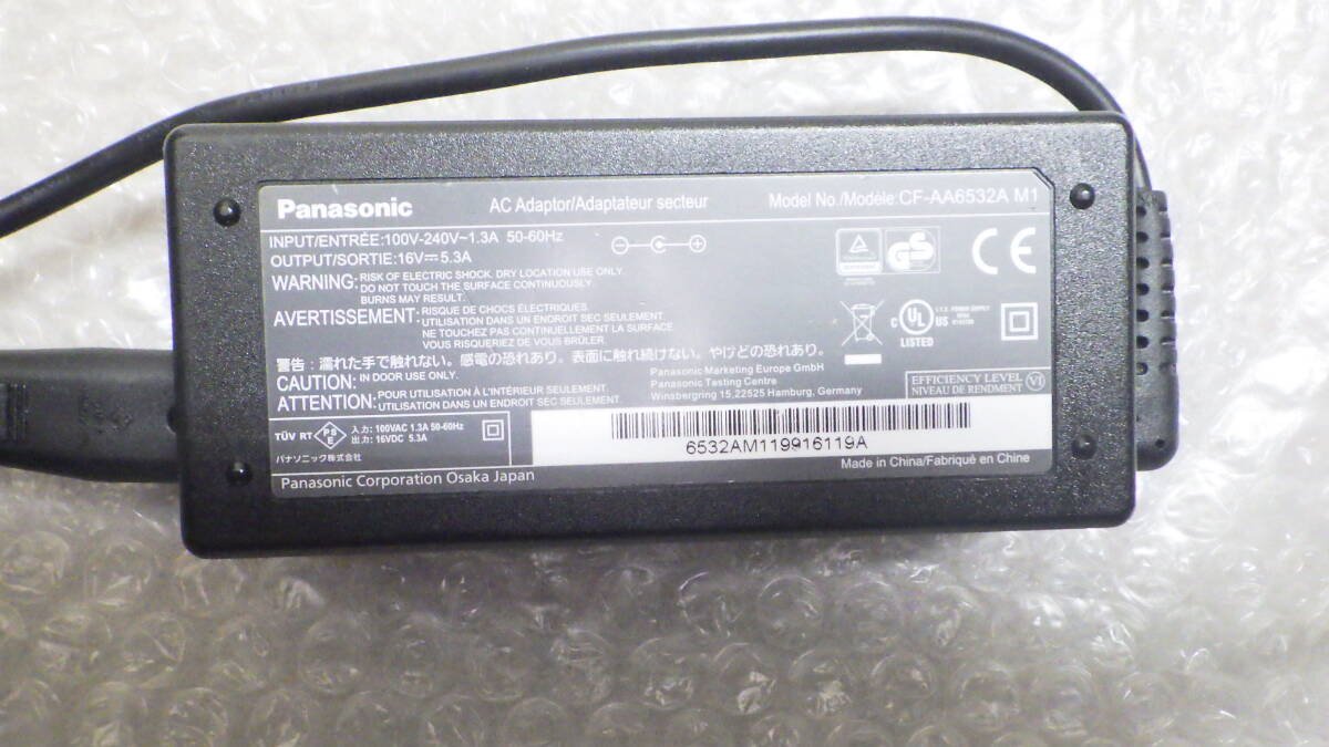  новое поступление Panasonic AC адаптер CF-AA6532A M1 16V 5.3A очки кабель имеется б/у рабочий товар 