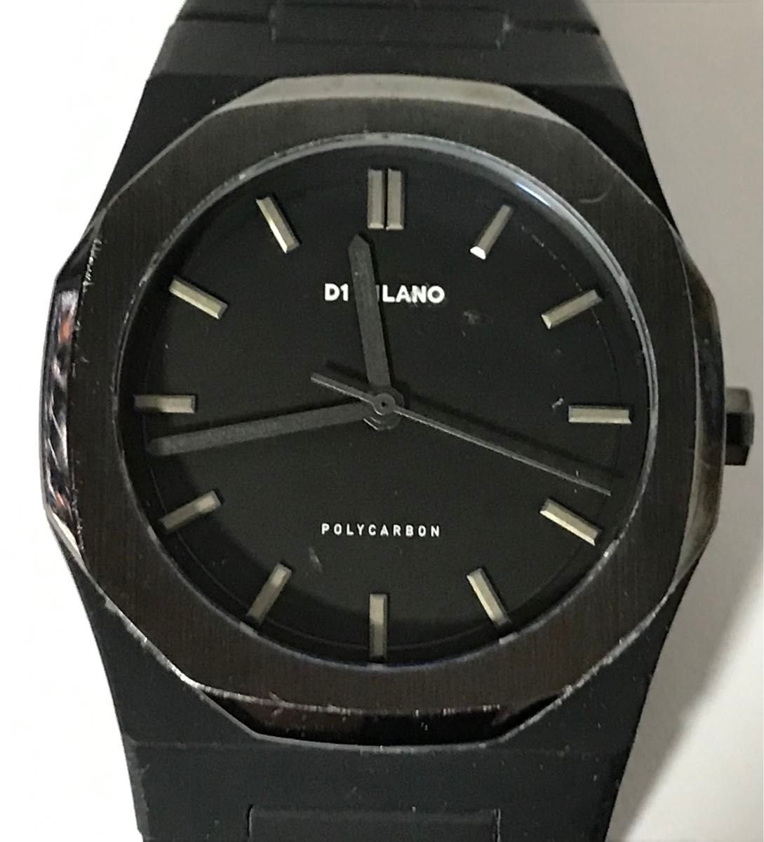 D1 MILANO POLYCARBON 腕時計 メンズウォッチ 稼働品