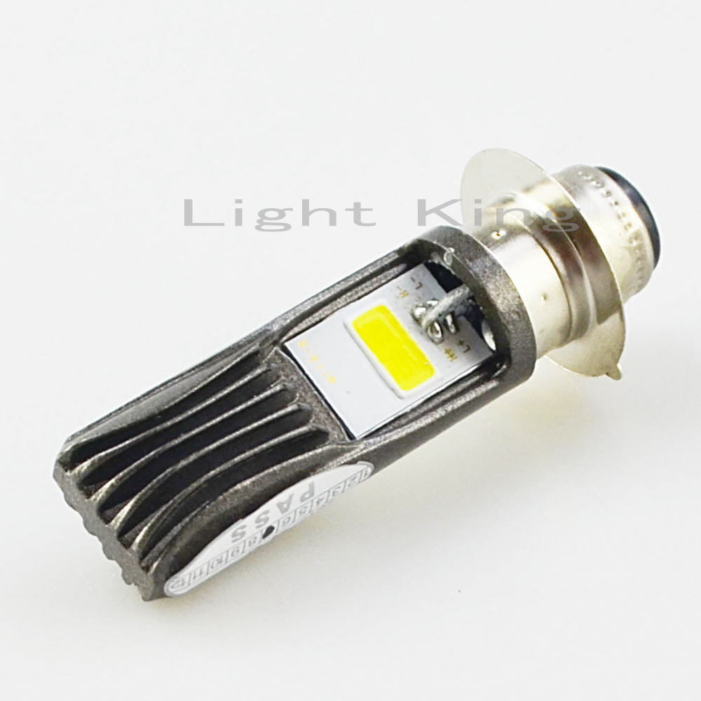 両面発光 LED ヘッドライト 16W バイク専用 原付 スクーター 超ミニ型バルブ Hi Lo ファンレス ポン付け PH7 P15D AC&DC 9-85V 直流&交流_画像4