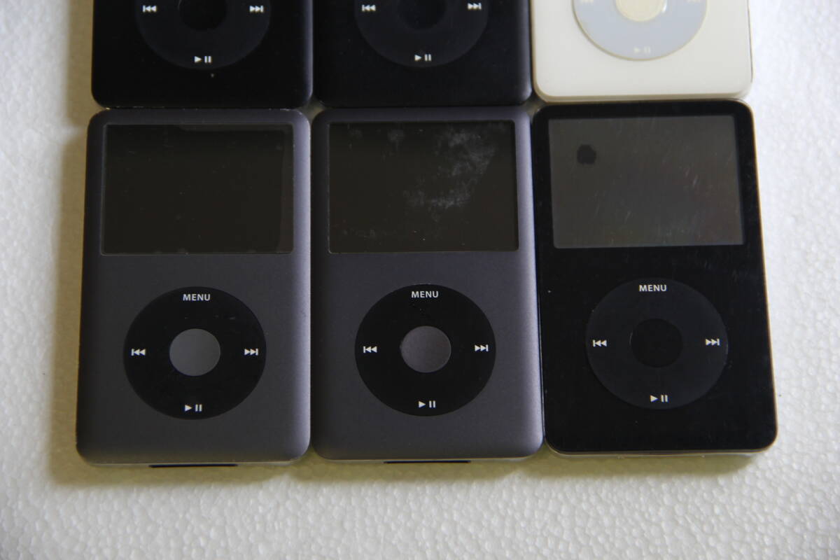 Apple iPod classic 第5世代/第6世代ジャンク まとめて6個セット 30GB/80GB/160GB_画像3