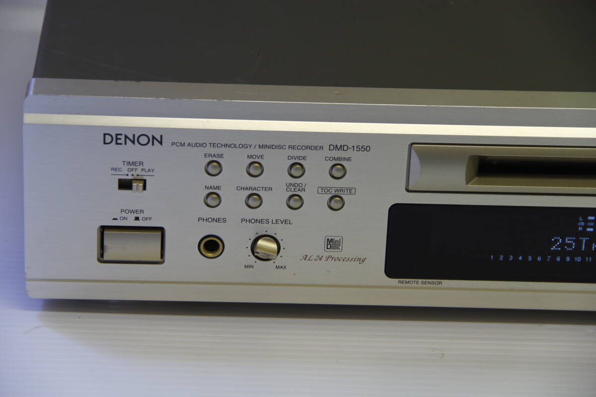 DENON MDレコーダー DMD-1550 PCM Audio Technology _画像2