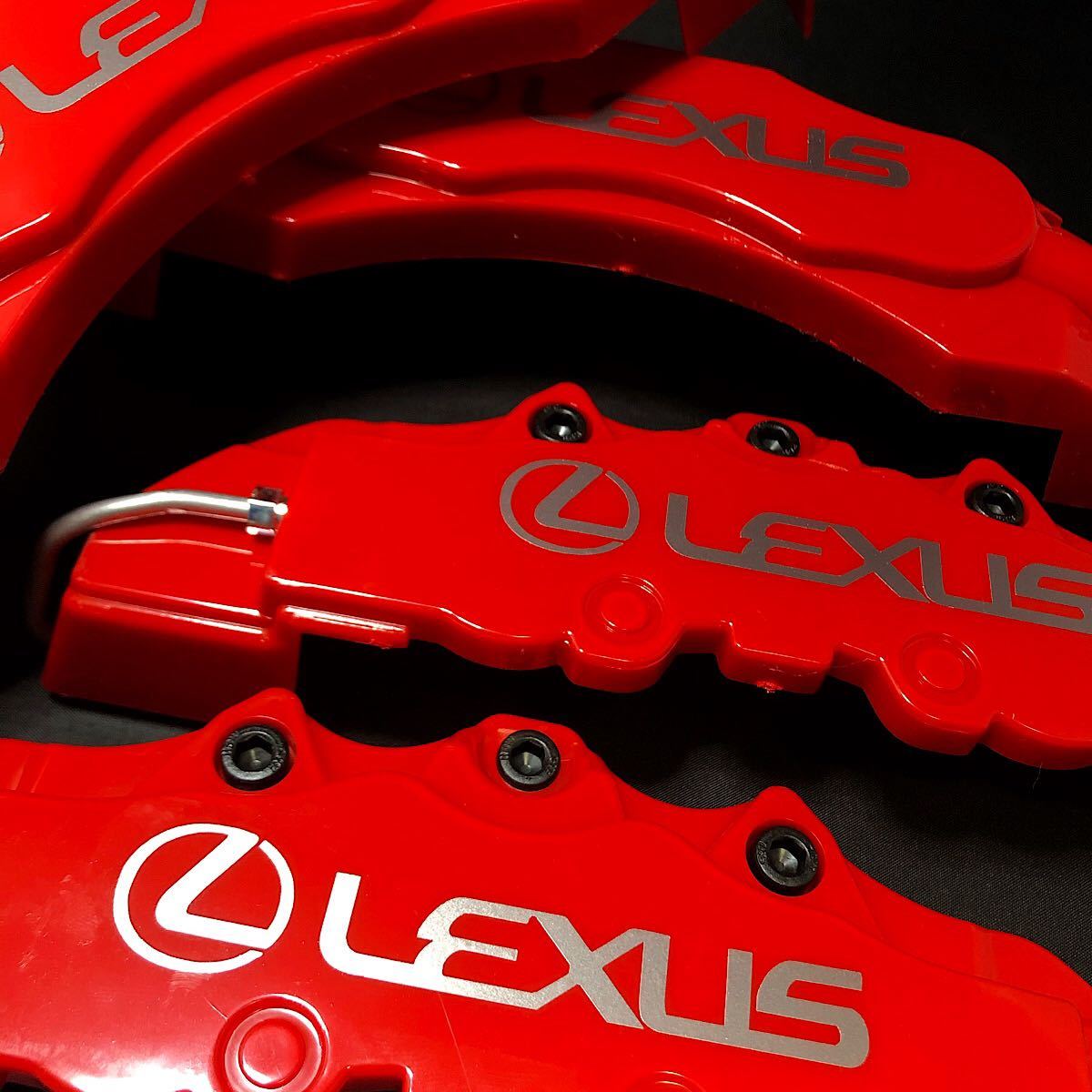 [ metal black bolt ]LEXUS caliper cover Lexus brake 4 piece for 1 vehicle LM size LS GS IS ES HS RX NX LX LC RC CT UX