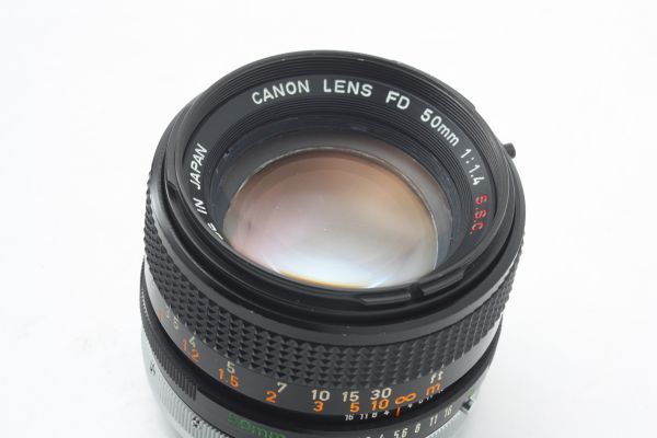 キャノン CANON LENS FD 50mm 1.4 S.S.C. 完動品 #78の画像7