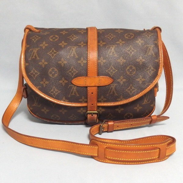 ★LOUIS VUITTON ソミュール30 モノグラム ショルダーバッグ M42256 斜め掛け ルイ・ヴィトン★_画像3