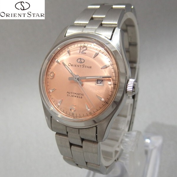 ★ Orient Star Nror-00 CS Cal.55742 Back Date Date Ladies Automatic Watch Pink Dial Star ★