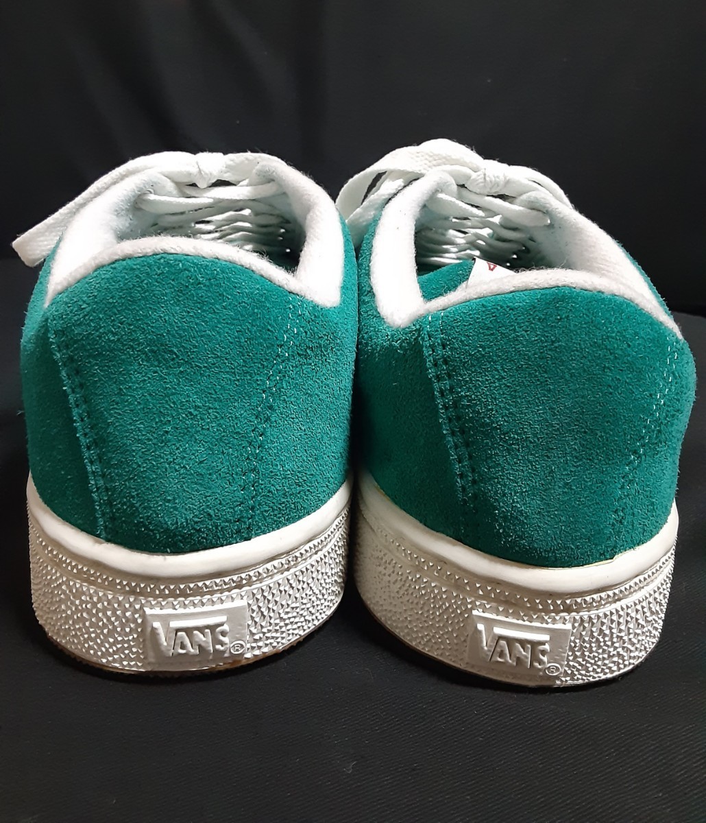 VANS バンズ USA スウェード skateboard shoes スケートボード シューズ ヴィンテージ スニーカー 緑 グリーン GREEN (26cm ~ 26.5cm)_画像9