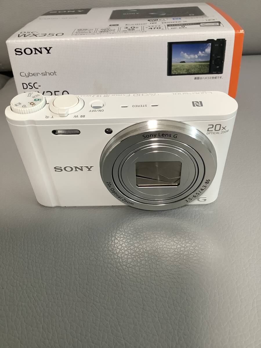 Sony ソニー　デジタルカメラ　サイバーショット DSC-WX350/W （ホワイト）動作品　箱付属品あり_画像3