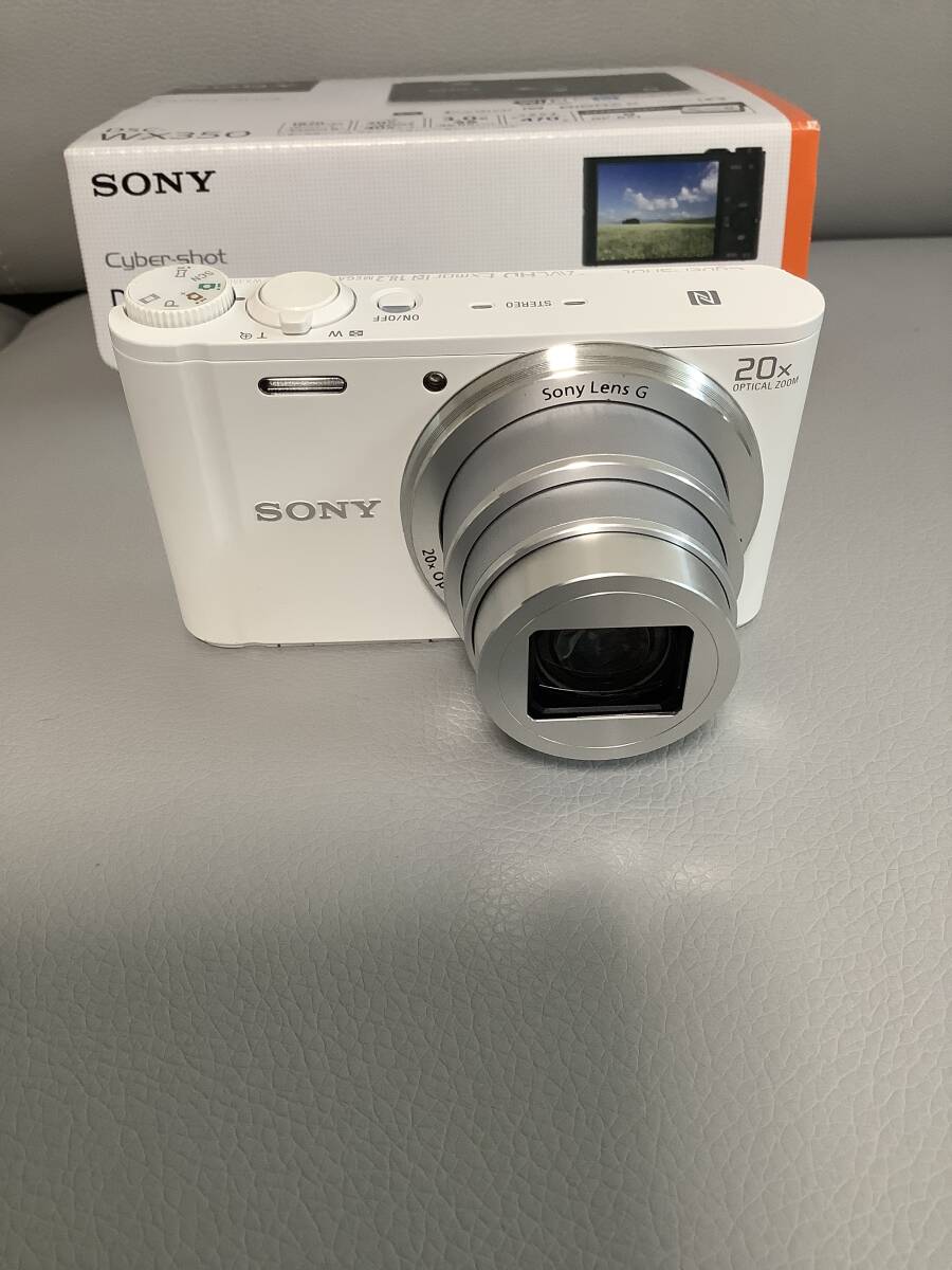 Sony ソニー　デジタルカメラ　サイバーショット DSC-WX350/W （ホワイト）動作品　箱付属品あり_画像2