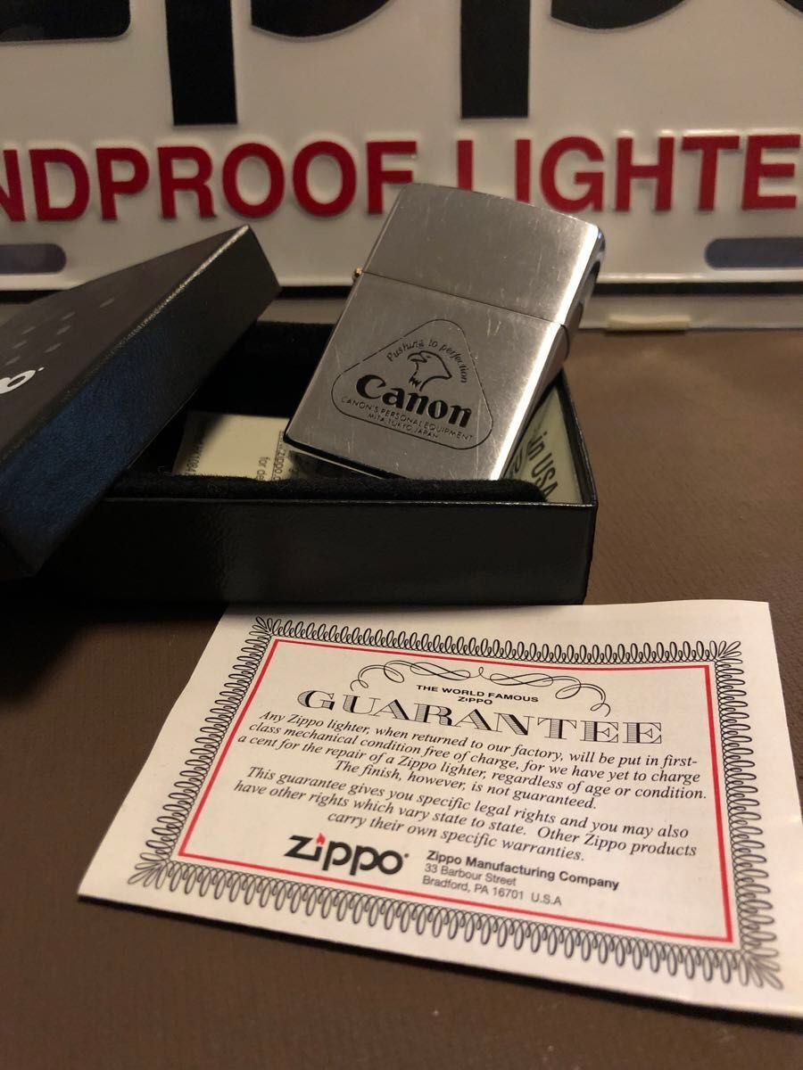 ビンテージZIPPO キヤノン　1982  インナー新品