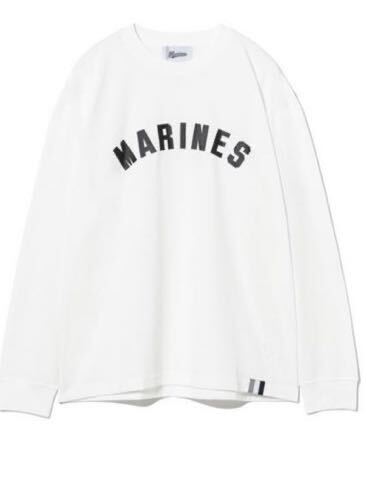 MARINES プリント長袖Ｔシャツ　サイズL 新品未開封　千葉ロッテマリーンズ_画像1