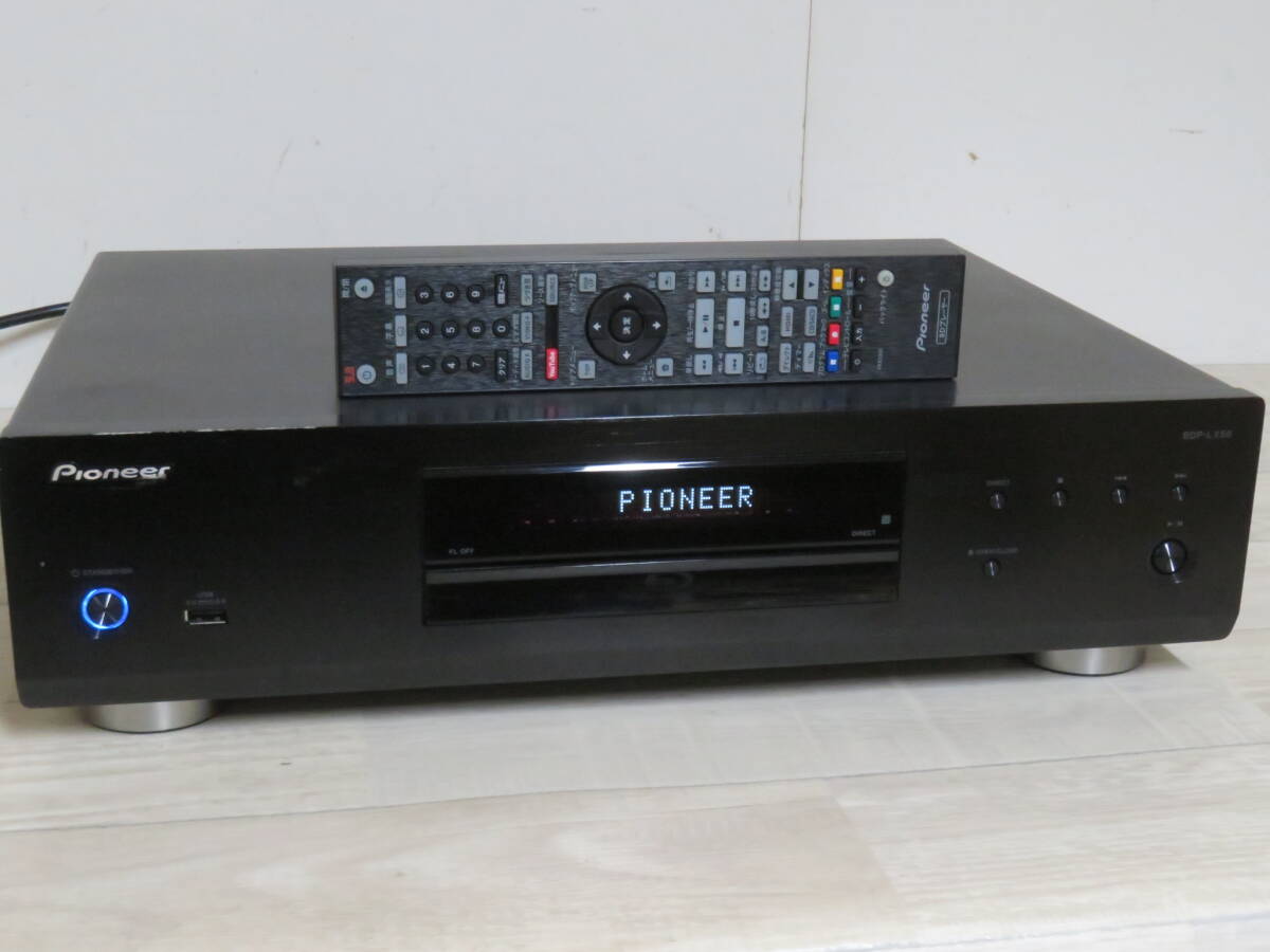 Pioneer Pioneer Blue-ray disk player BDP-LX58 Jean g goods remote control / power cord attaching non smoking environment. addition image equipped 