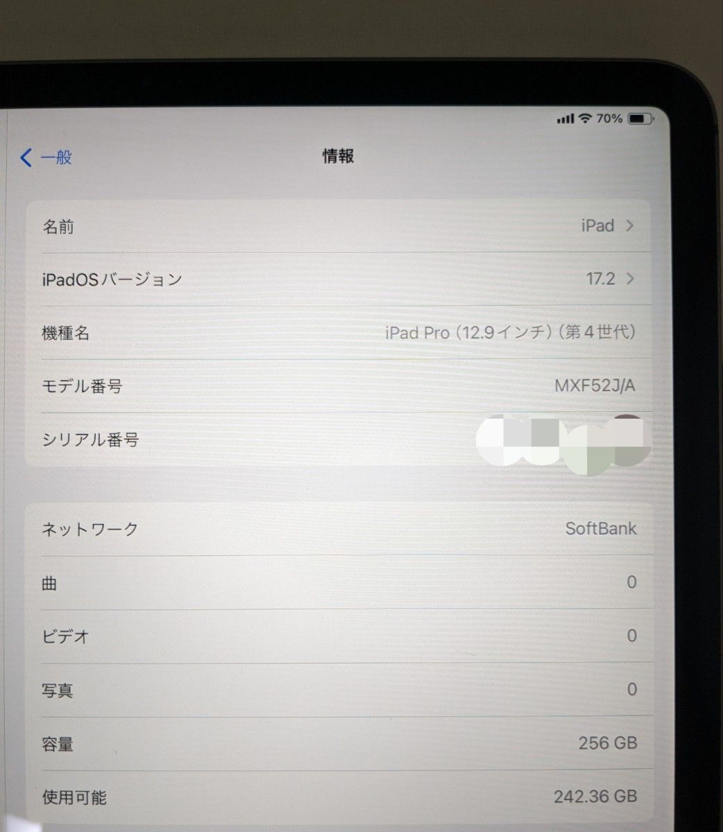 iPad Pro 12.9インチ 第4世代 256GB Wi-Fi+Cellular SIMロック解除済み ケース付き