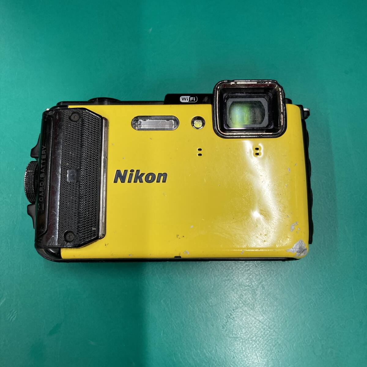 ニコン Nikon COOLPIX AW130 イエロー 防水 デジタルカメラ 動作確認済み 中古品 EX00101_画像2