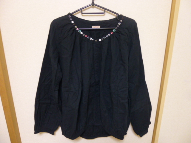 新作販売 新品KAPITALキャピタル杢シャンブレーサントドミンゴフリンジFIGシャツ黒 最新のデザイン