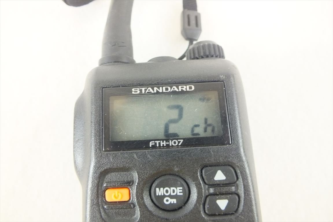 ☆ STANDARD スタンダード FTH-107 特定小電力無線電話装置 中古 現状品 240207M4184_画像2