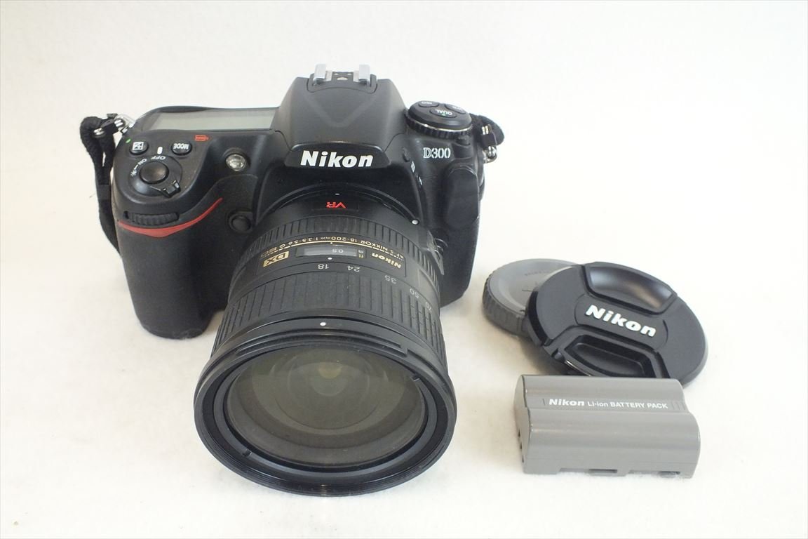 ☆ Nikon ニコン D300 デジタル一眼レフ AF-S NIKKOR 18-200mm 3.5-5.6G 中古 現状品 240207B9128