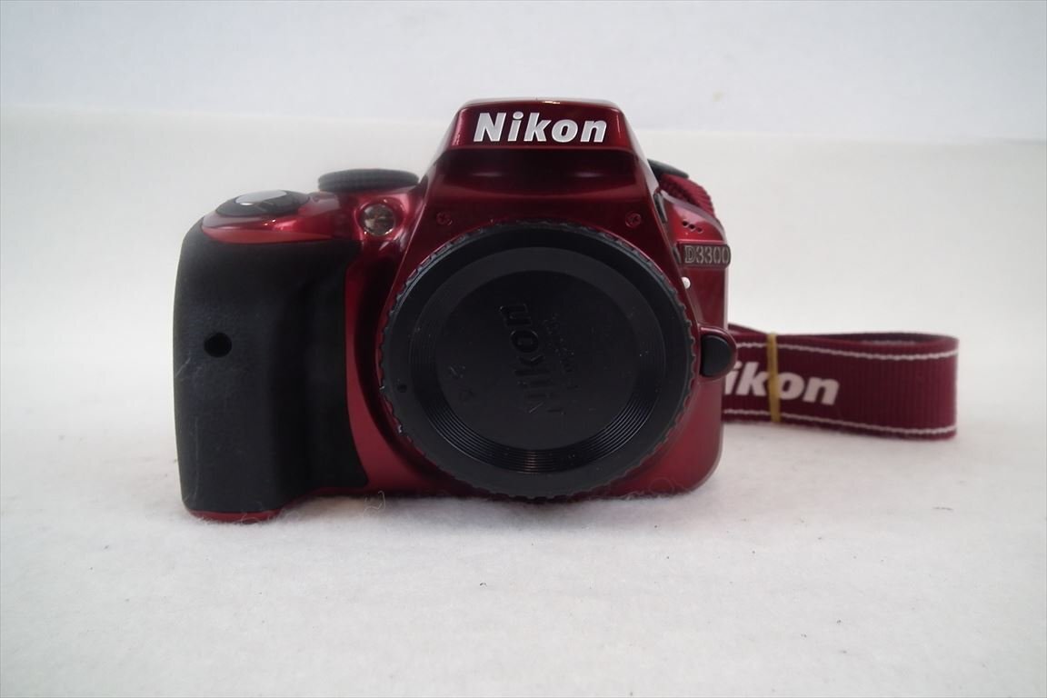 ☆ Nikon ニコン D3300 18-55 VR II KIT RED デジタル一眼レフカメラ 動作確認済 中古 240207M4546_画像2