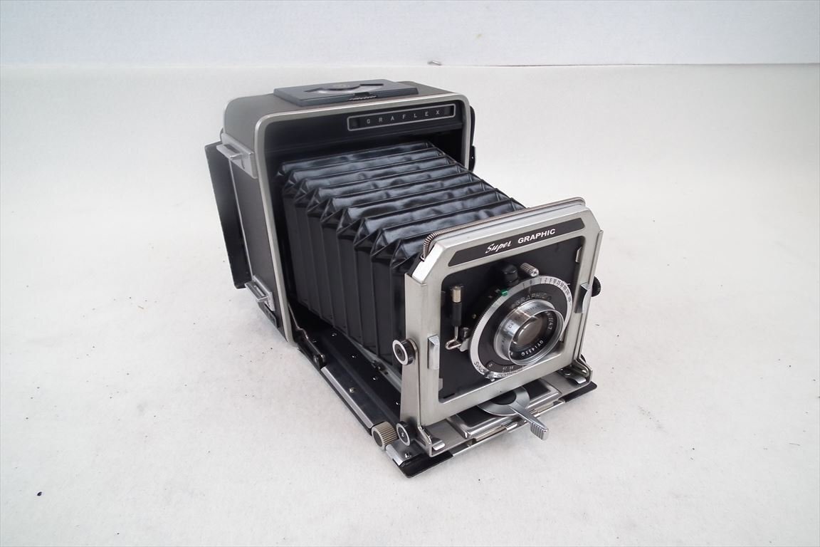 ☆ GRAFLEX グラフレックス Super GRAPHIC 大判カメラ Kodak Ektar 127mm 4.7 現状品 中古 240208T3073_画像1