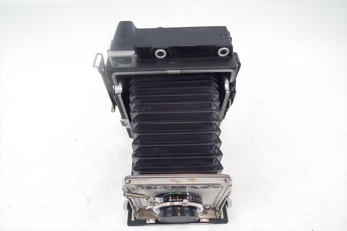 ☆ GRAFLEX グラフレックス Crown GRAPHIC 大判カメラ FUJINON・WS 1:6.3/150 シャッター切れOK 中古 240208T3439_画像5