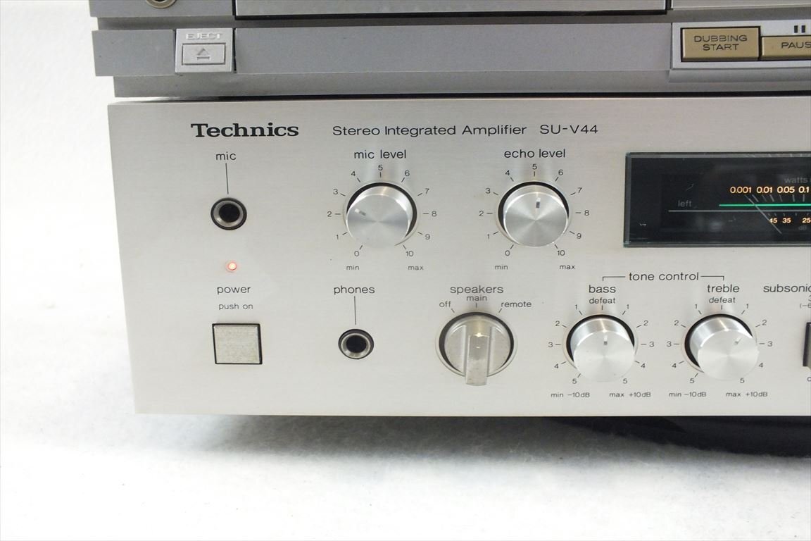 ☆ Technics テクニクス ST-S22 D-W800 SU-V44 オーディオセット 中古 現状品 240307R6281の画像5