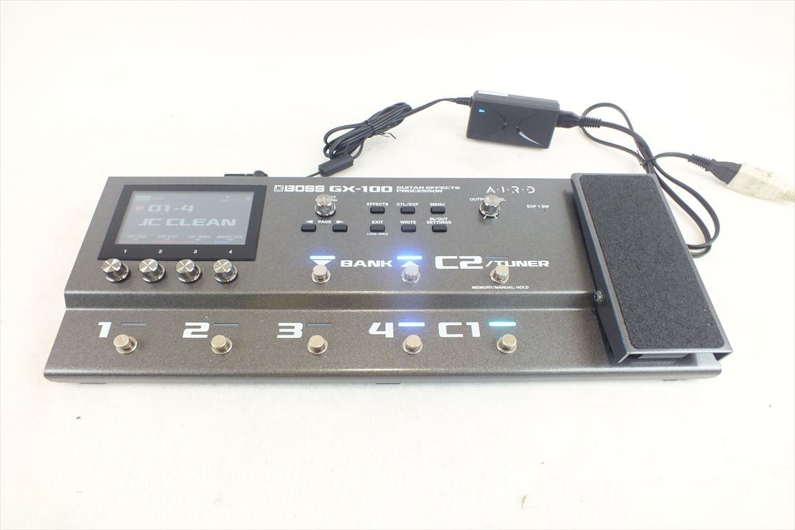 ☆ BOSS ボス GX-100 Bluetooth Audio MIDI DuaI Adaptor付き GUITAR EFFECTS PROCESSOR 中古 240207B9084_画像2