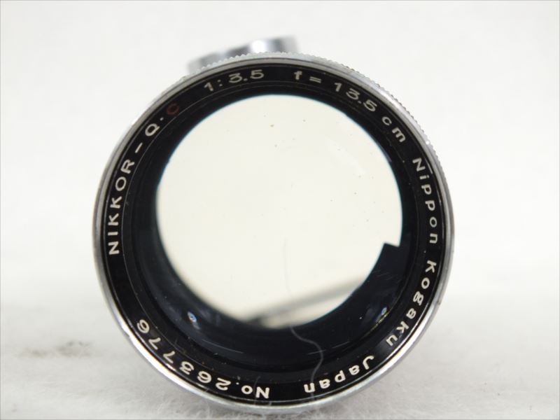 ♪ Nikon ニコン レンズ NIKKOR-Q C 3.5 13.5cm 中古 現状品 240211H2062の画像3