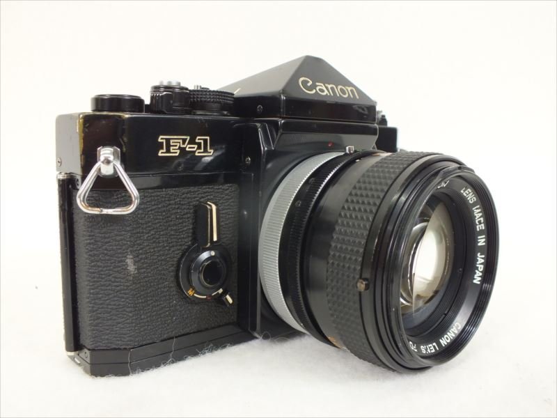 ♪ Canon キャノン F-1 前期 フィルム一眼レフ FD 50mm 1.4 中古 現状品 240311Y7206