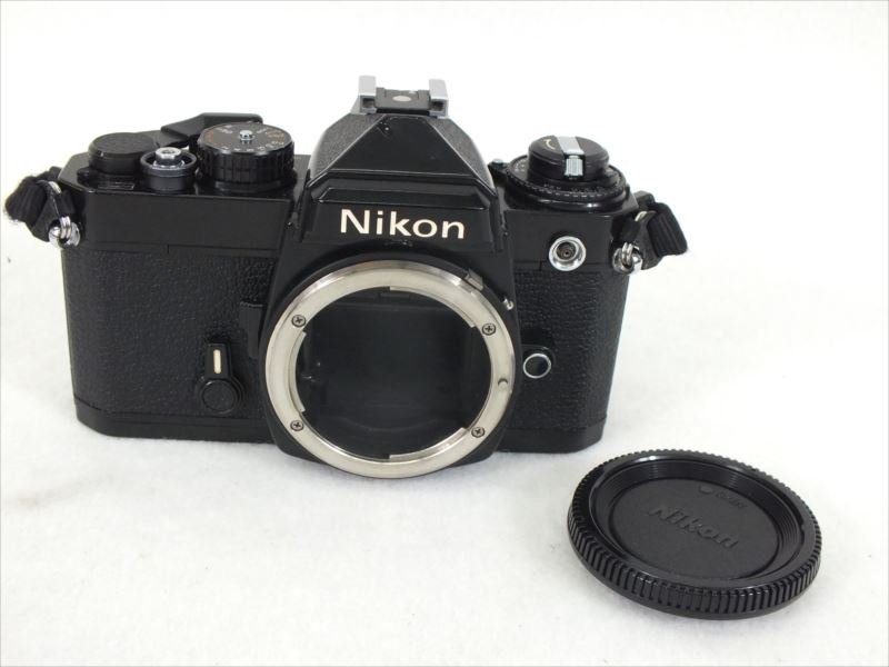 ♪ Nikon ニコン FE ブラック フィルム一眼レフ 中古 現状品 240311Y7211_画像1