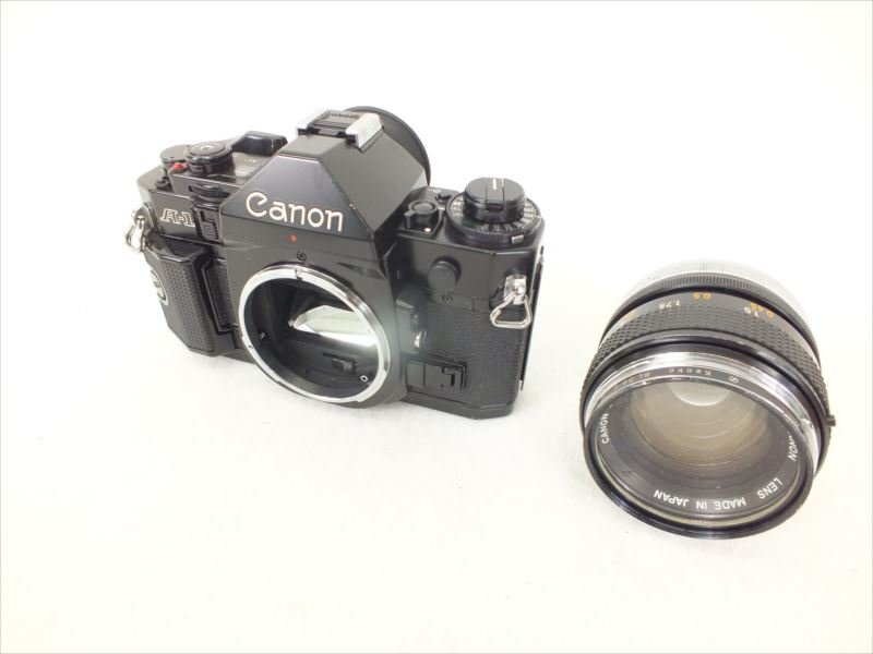 ♪ Canon キャノン A-1 フィルム一眼レフ FD 50mm 1.4 中古 現状品 240308T3394B